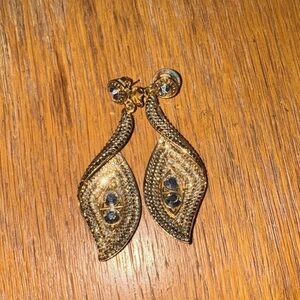 Elegant Gold and Silver Earrings